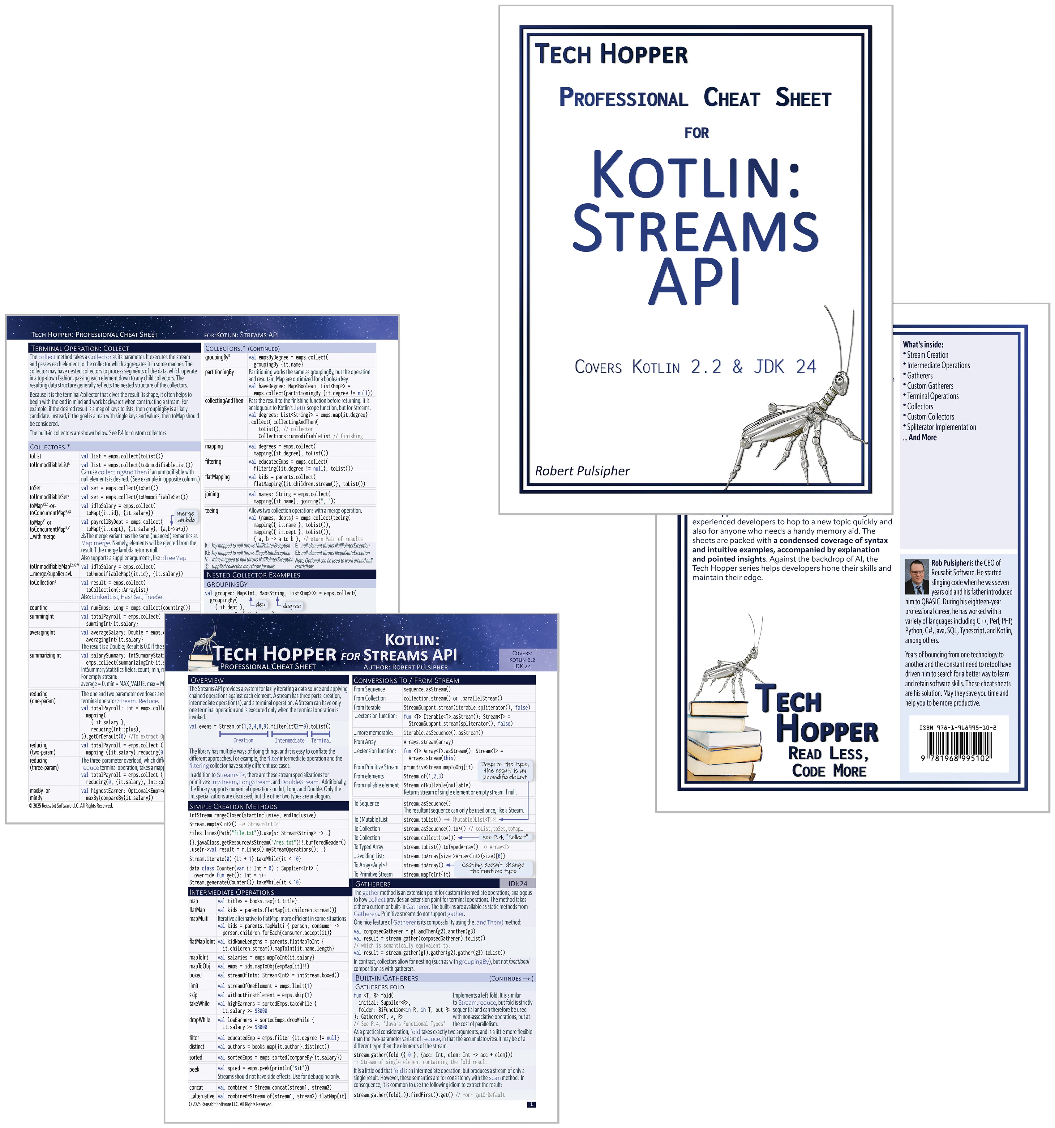 Tech Hopper: Professional Cheat Sheet for Kotlin: Streams API