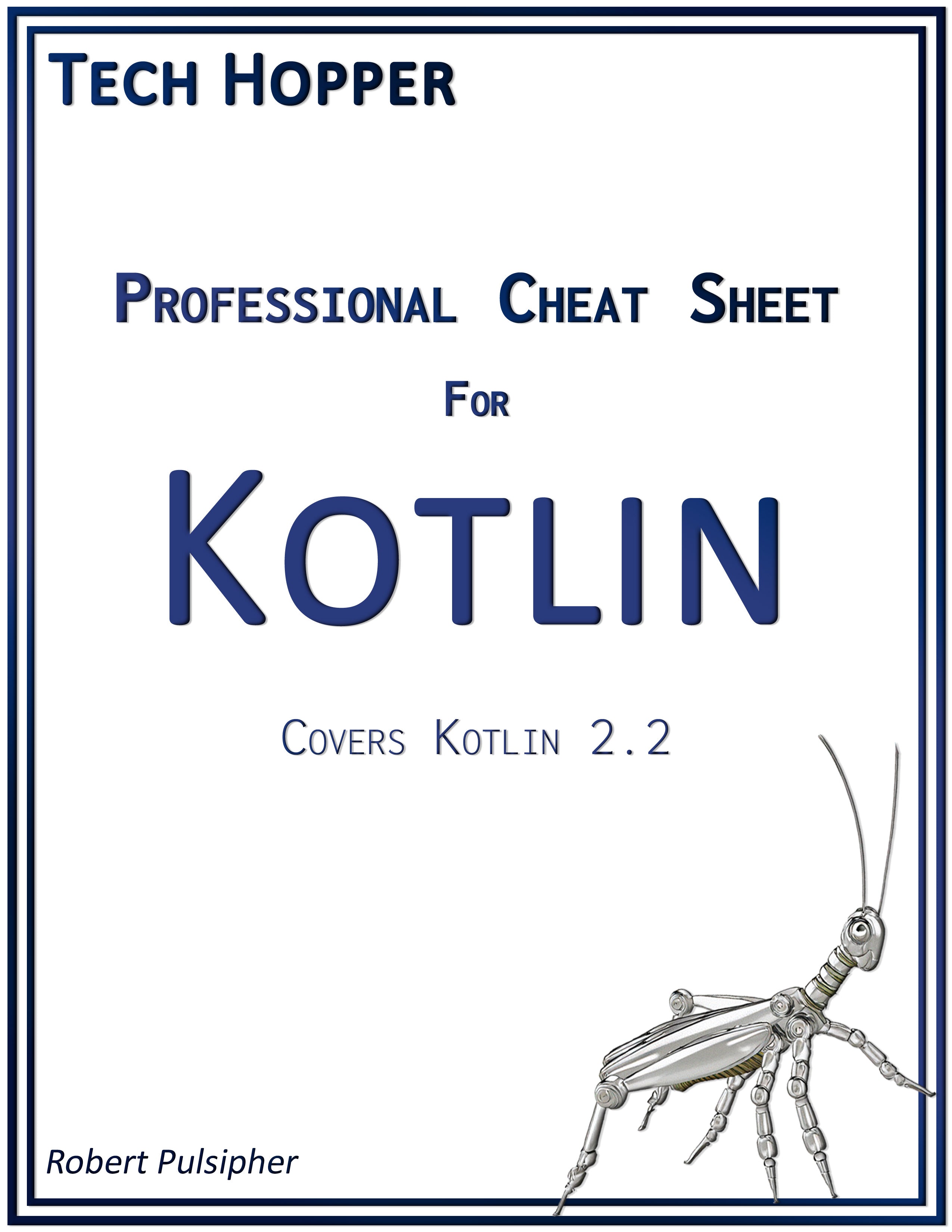Tech Hopper: Professional Cheat Sheet for Kotlin