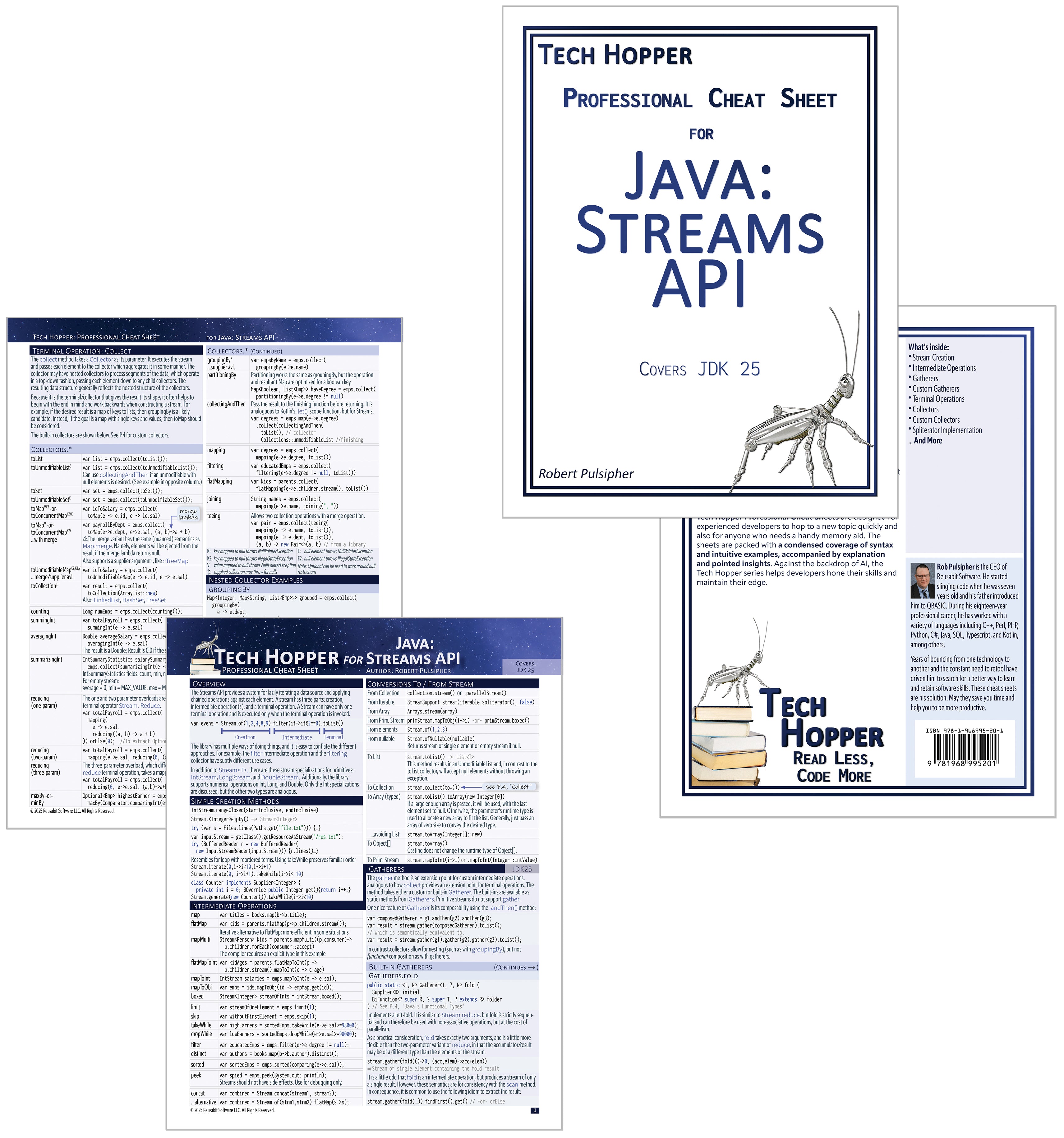 Tech Hopper: Professional Cheat Sheet for Java: Streams API