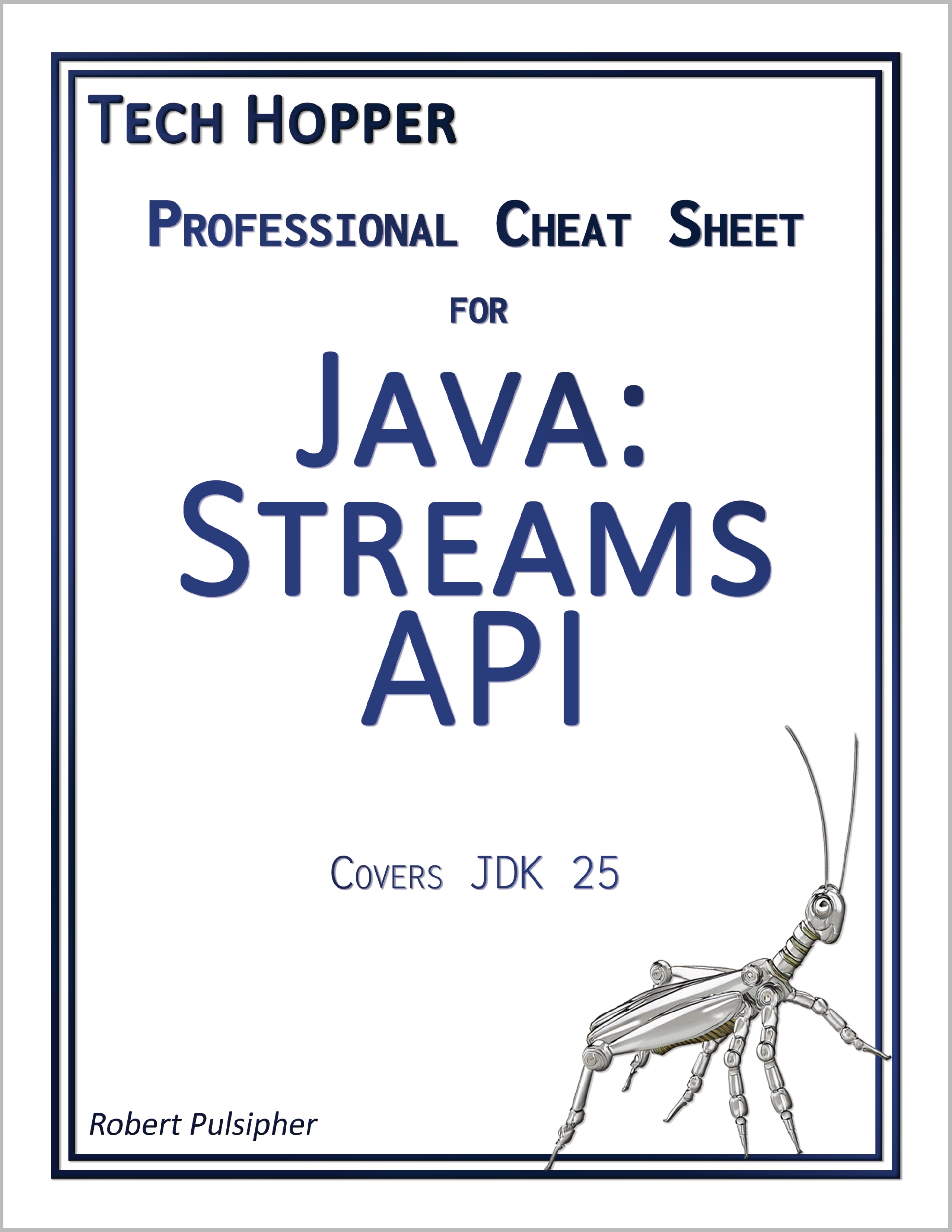 Tech Hopper: Professional Cheat Sheet for Java: Streams API